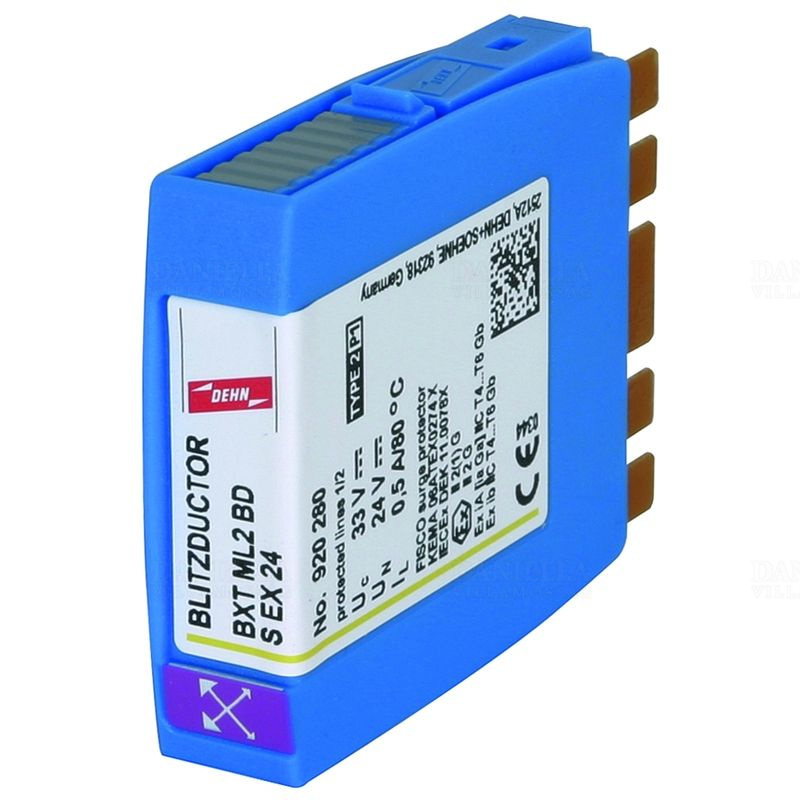 DEHN 920280 Túlfeszültség-védelmi modul 1 érpárhoz LifeCheck-kel ...