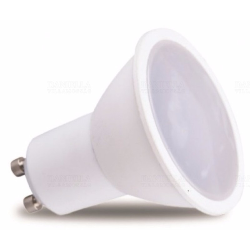 LED GU10 4W 320lm 4000K semleges fehér fényforrás 120fokos Ra80 230V (15x2835 SMDled) DEL1218 deLux – Készlet erejéig!!!