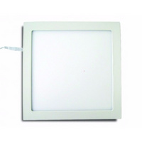 deLux LED panel, 18W, 1260Lm, 3000K, négyszögletes, 225x225x20mm, kiv.: 205x205m