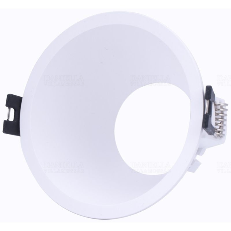 DEL1564 Beépíthető spotlámpa fix süllyesztett fehér műanyag kerek LED GU10/MR16 keret deLux – Készlet erejéig!!!