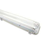 DEL1610 PP-236 LED fénycsőhöz szerelt por-pára mentes lámpatest, 2x36W méret***,