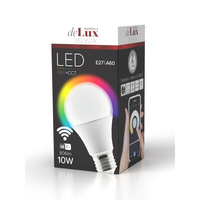 LED körte E27 10W 806lm, RGBW+CCT, Smart Wi-fi szabályozható fényerő, 270 fok, A