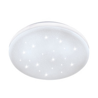 FraniaS LED mennyezeti lámpa 10W, 28cm, fehér / kristályos EGLO 97877