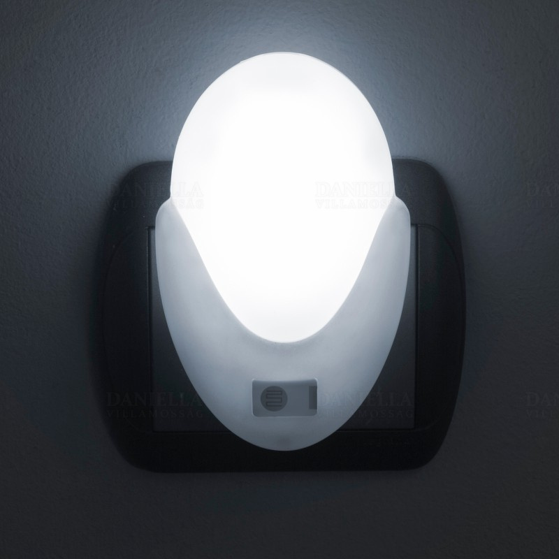 Éjszakai irányfény LED-es alkonykapcsolós 1 LED, 1W, 230V, fehér 20252S