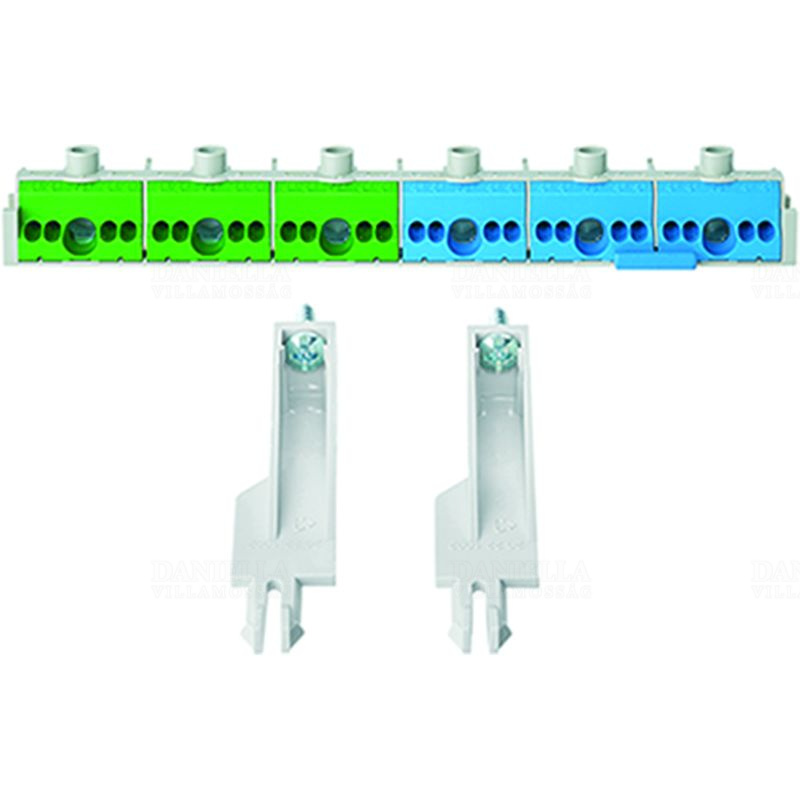 Hensel FC PN 30 Fixconnect rugós kapocs, PE és N, PE/N 3x25 mm2, 12x4 mm2, Cu 26002140