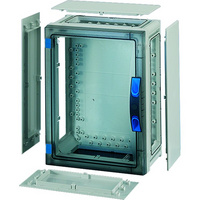 Hensel FP 0241 szekrény átlátszó ajtóval, zárt oldalfallal, 276x366x163mm