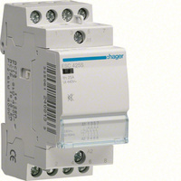HAGER ESC425 Mágneskapcsoló, 4Z, 25A, 230V AC, moduláris