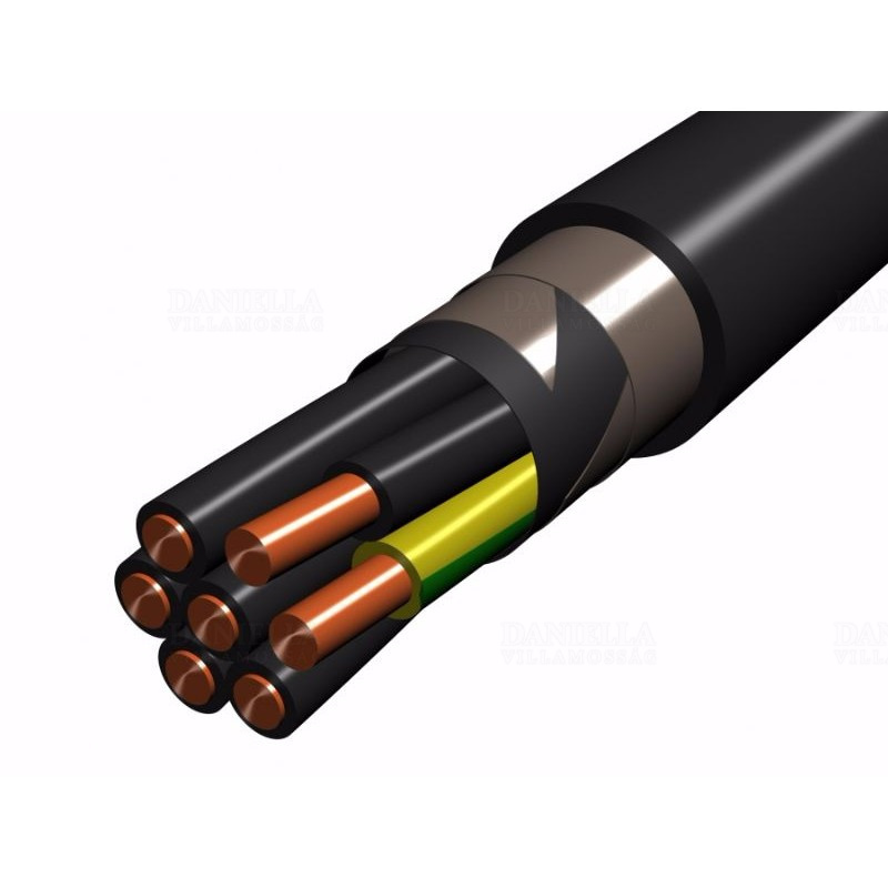 SZRMTKVM-J  4x4 fekete (0) 0,6/1kV erőátviteli kábel