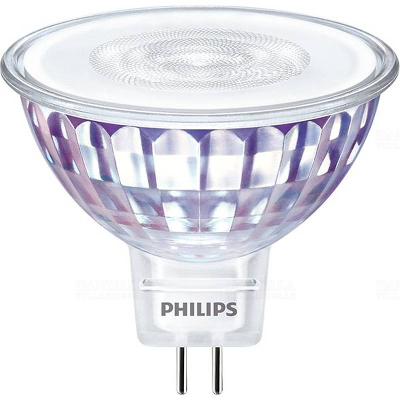 LED MR16 7W GU5.3 660lm 4000K semleges fehér fényforrás 36fok Ra80 12V AC CorePro LEDspot d=50mm 929001905002 Philips