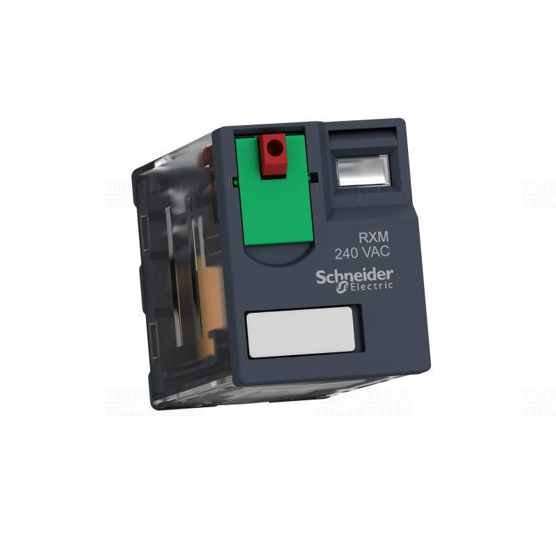 Schneider RXM4AB1P7 Mini dugaszolható relé 4CO 230VAC…