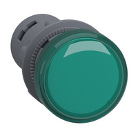 Harmony Easy Series LED jelzőlámpa, D22, 220…230V AC, zöld XA2EVM3LC Schneider