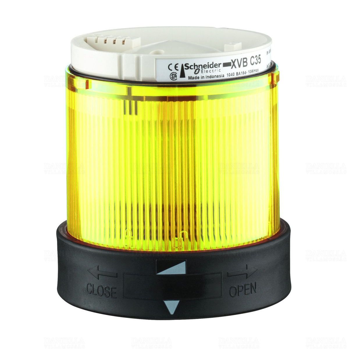 XVB-C2B8 XVB fényoszlop fénymodul, LED, folyamatos fényű, sárga, 24VAC/DC Schneider