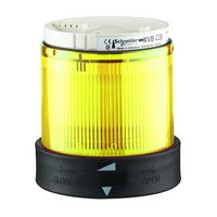 Harmony XVB D70 fényoszlop fénymodul, LED, folyamatos fényű, sárga, 24VAC/DC, di