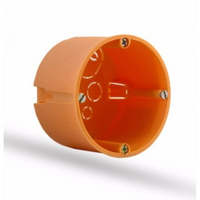 Gipszkarton doboz 1-es, d68mm, 47mm mély, narancssárga STI1012 Stilo