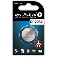 Elem gombelem  3V CR2032  lítium EverActive