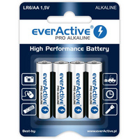 Elem ceruza R06,AA 1,5V  bliszteres EverActive Pro Alkaline 4 db/bl