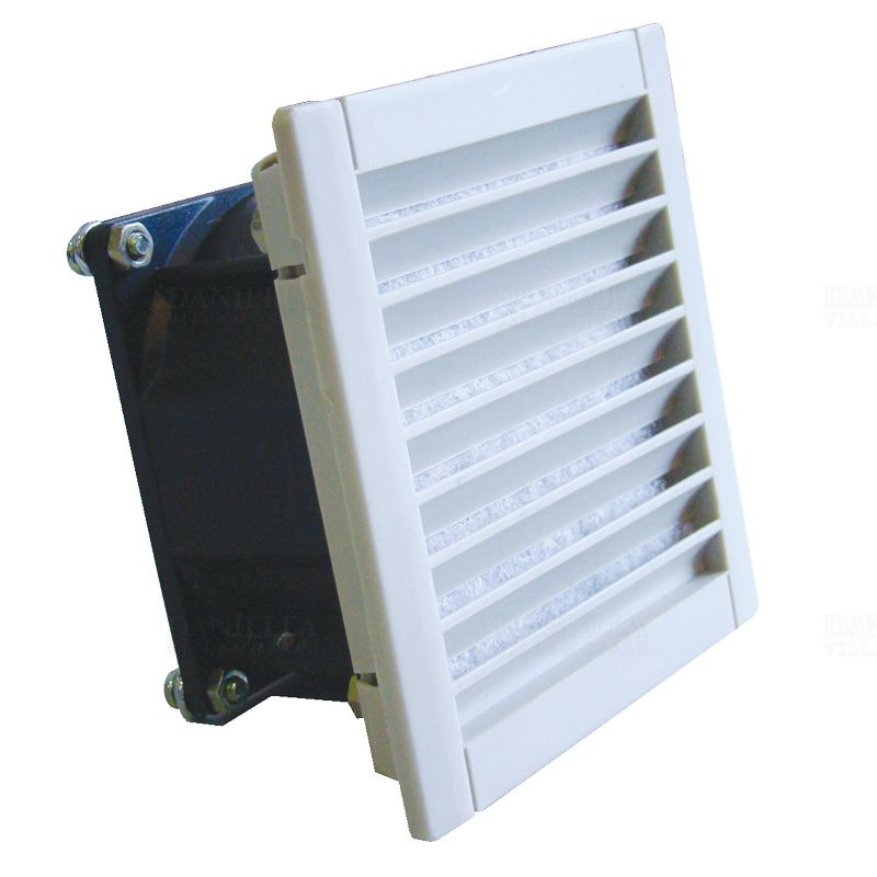 Szellőztető ventilátor szűrőbetéttel 150×150mm, 43/55 m3/h V43 Tracon