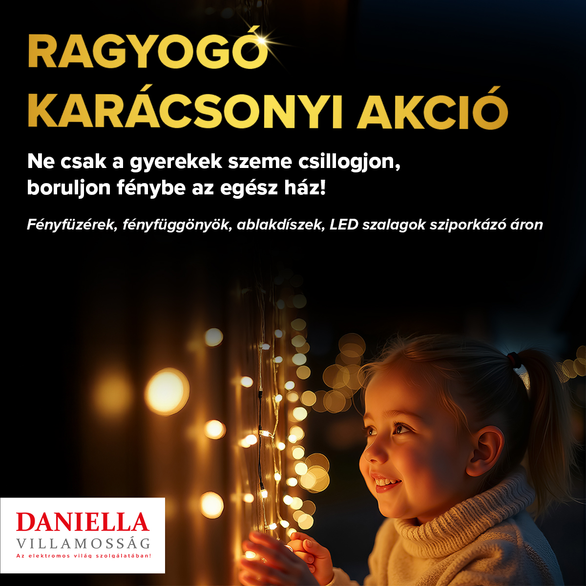 Karácsonyi dekor fények